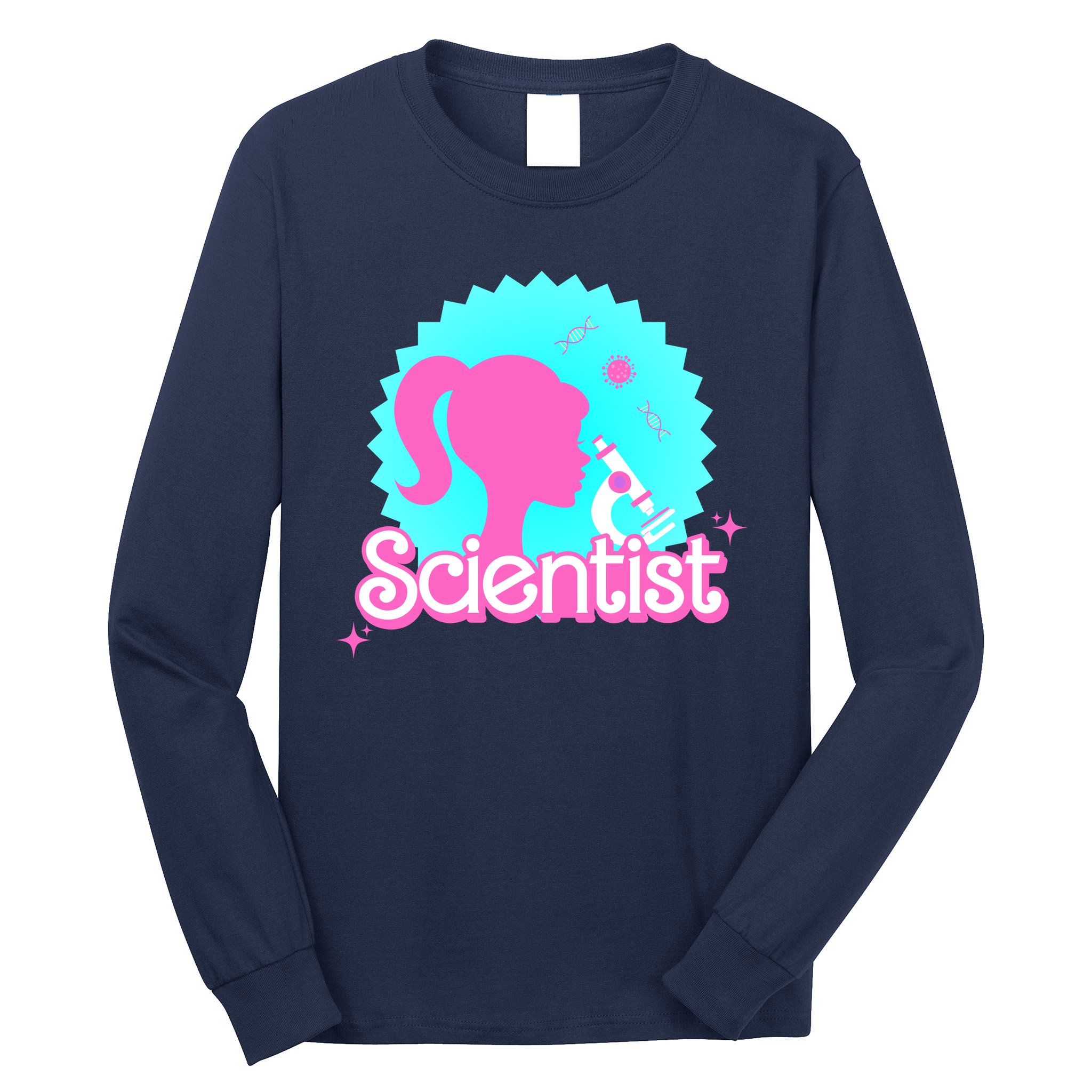 Scientist Lab Week Girl Tech Long Sleeve Shirt