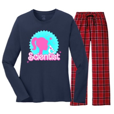 Scientist Lab Week Girl Tech Women's Long Sleeve Flannel Pajama Set 