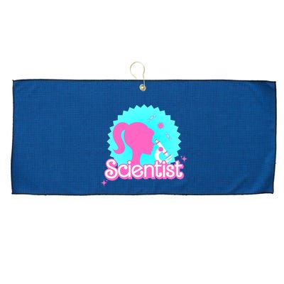 Scientist Lab Week Girl Tech Large Microfiber Waffle Golf Towel