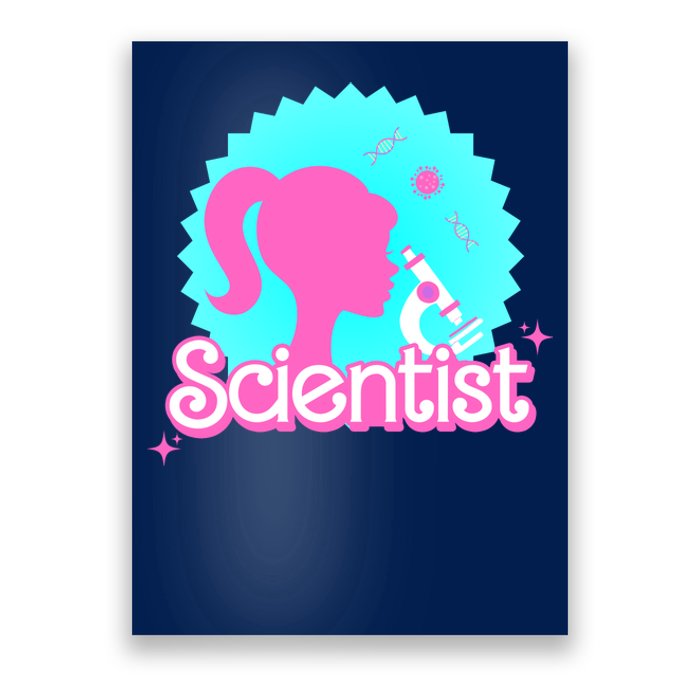 Scientist Lab Week Girl Tech Poster