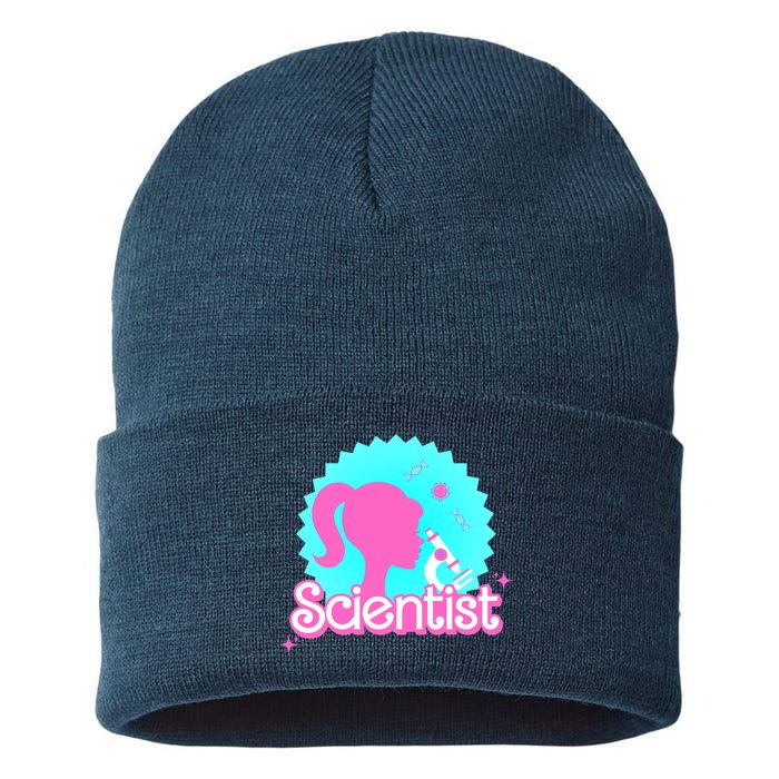 Scientist Lab Week Girl Tech Sustainable Knit Beanie