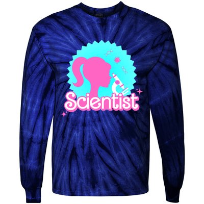 Scientist Lab Week Girl Tech Tie-Dye Long Sleeve Shirt