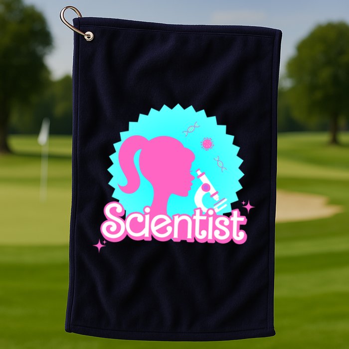 Scientist Lab Week Girl Tech Golf Towel