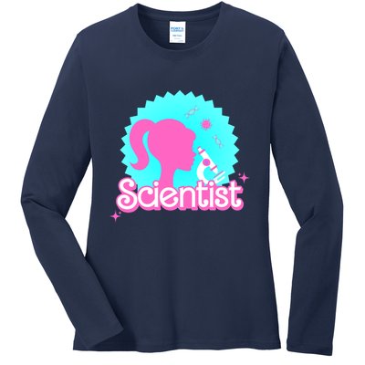 Scientist Lab Week Girl Tech Ladies Long Sleeve Shirt