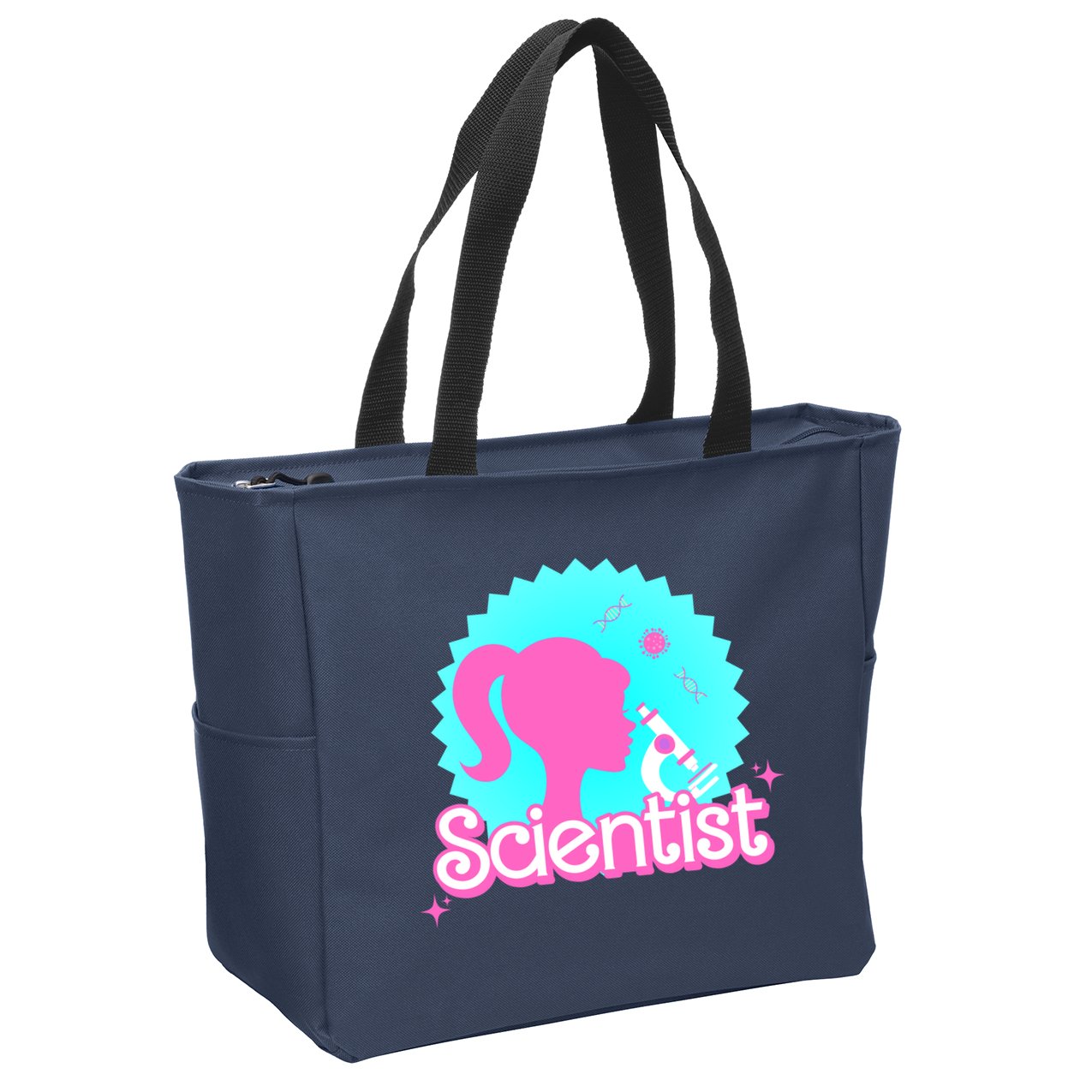 Scientist Lab Week Girl Tech Zip Tote Bag