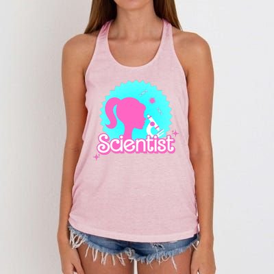 Scientist Lab Week Girl Tech Women's Knotted Racerback Tank