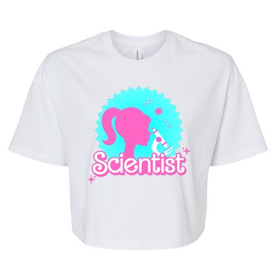 Scientist Lab Week Girl Tech Bella+Canvas Jersey Crop Tee