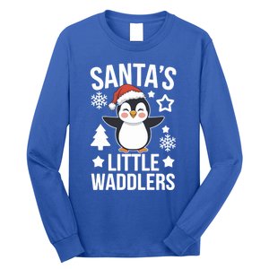 SantaS Little Waddlers Penguin Christmas Gift Long Sleeve Shirt