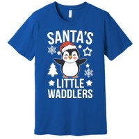 SantaS Little Waddlers Penguin Christmas Gift Premium T-Shirt