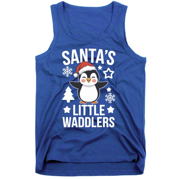 SantaS Little Waddlers Penguin Christmas Gift Tank Top