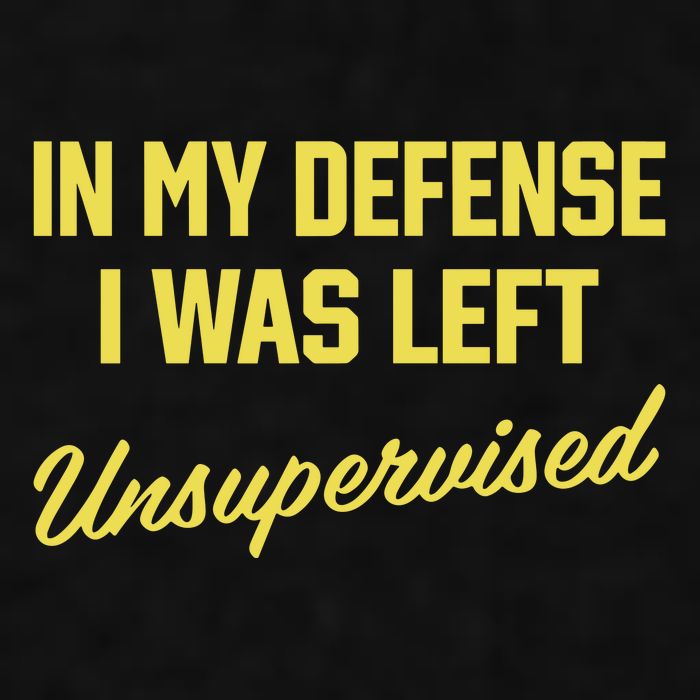 Steve Lehto Wearing In My Defense I Was Left Unsupervised Ladies PosiCharge Tri-Blend Wicking Tank