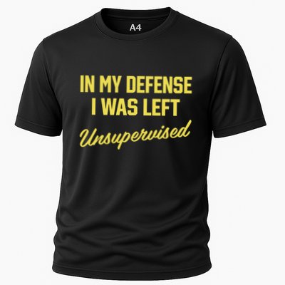 Steve Lehto Wearing In My Defense I Was Left Unsupervised Performance Shirt