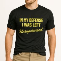 Steve Lehto Wearing In My Defense I Was Left Unsupervised Performance Shirt