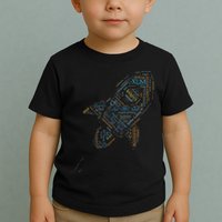 Stellar Lumens Word Cloud Alt Colors Crypto Toddler T-Shirt