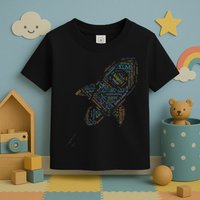 Stellar Lumens Word Cloud Alt Colors Crypto Toddler T-Shirt