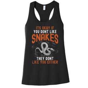 Snake Lovers Women Men Men Boy Girl Herpetology Women's Racerback Tank