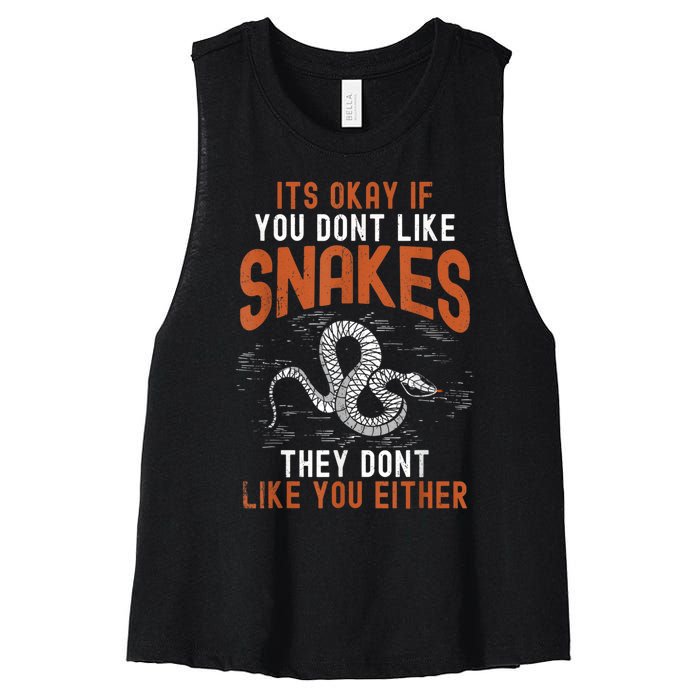 Snake Lovers Women Men Men Boy Girl Herpetology Women's Racerback Cropped Tank