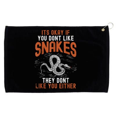 Snake Lovers Women Men Men Boy Girl Herpetology Grommeted Golf Towel