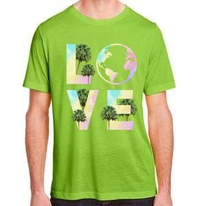 Save Love World Palm Trees Plant Day Tee Save The Plants Cute Gift Adult ChromaSoft Performance T-Shirt