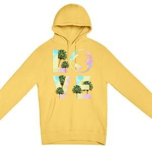 Save Love World Palm Trees Plant Day Tee Save The Plants Cute Gift Premium Pullover Hoodie