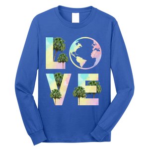 Save Love World Palm Trees Plant Day Tee Save The Plants Cute Gift Long Sleeve Shirt