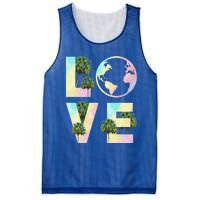 Save Love World Palm Trees Plant Day Tee Save The Plants Cute Gift Mesh Reversible Basketball Jersey Tank