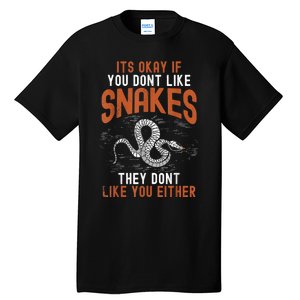 Snake Lovers Women Men Men Boy Girl Herpetology Tall T-Shirt