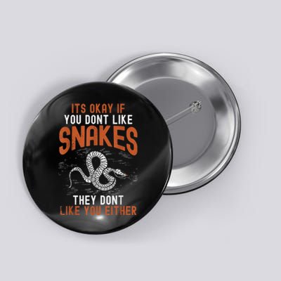 Snake Lovers Women Men Men Boy Girl Herpetology Button