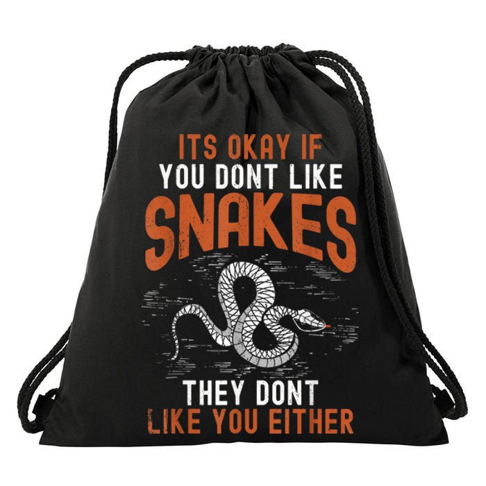 Snake Lovers Women Men Men Boy Girl Herpetology Drawstring Bag