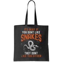 Snake Lovers Women Men Men Boy Girl Herpetology Tote Bag