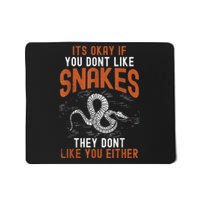 Snake Lovers Women Men Men Boy Girl Herpetology Mousepad