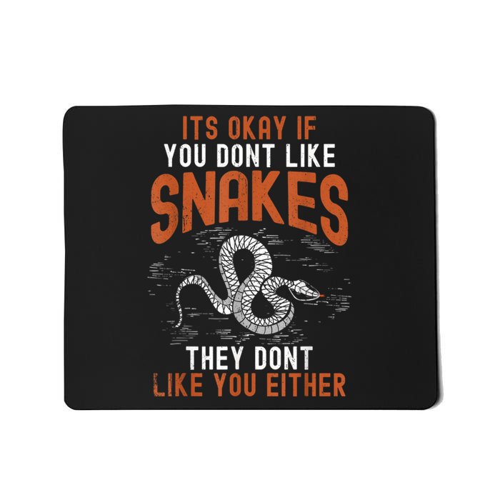 Snake Lovers Women Men Men Boy Girl Herpetology Mousepad