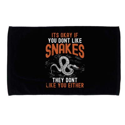 Snake Lovers Women Men Men Boy Girl Herpetology Microfiber Hand Towel