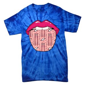 Skier Lips Winter Sports Meaningful Gift Ski Skiing Meaningful Gift Tie-Dye T-Shirt