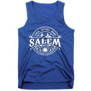 Salem Local Witches Union Sky Above Earth Est 1692 Halloween Gift Tank Top