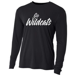 Spencer Linton Wearing Go Wildcats Cooling Performance Long Sleeve Crew