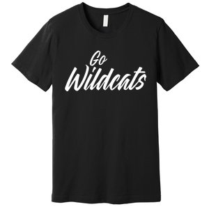 Spencer Linton Wearing Go Wildcats Premium T-Shirt