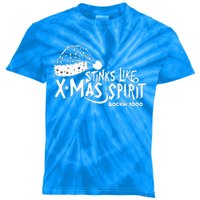 Stinks Like Xmas Spirit Rockin'1000  Kids Tie-Dye T-Shirt