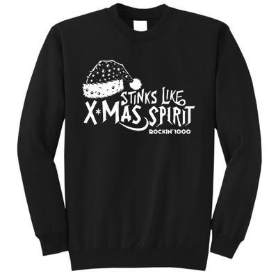 Stinks Like Xmas Spirit Rockin'1000  Sweatshirt