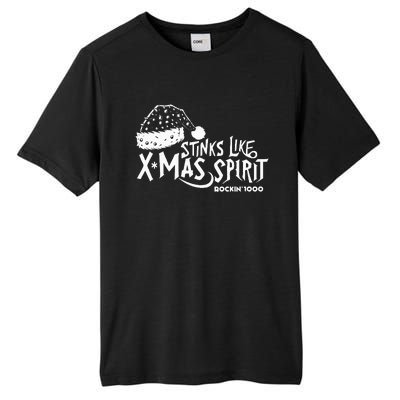 Stinks Like Xmas Spirit Rockin'1000  Tall Fusion ChromaSoft Performance T-Shirt