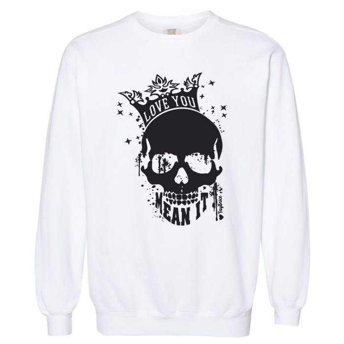 Skull Love You Garment-Dyed Sweatshirt