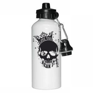 Skull Love You Aluminum Water Bottle