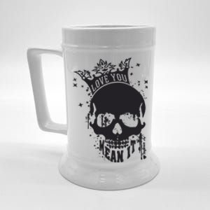 Skull Love You Beer Stein