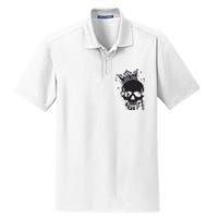 Skull Love You Dry Zone Grid Polo