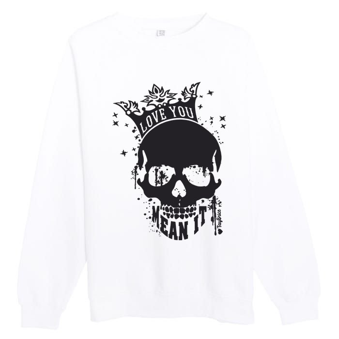 Skull Love You Premium Crewneck Sweatshirt