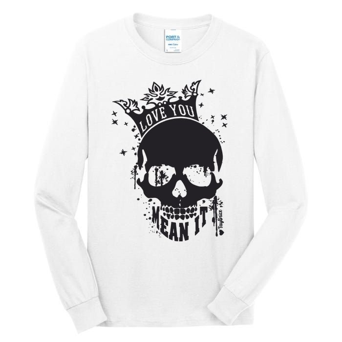 Skull Love You Tall Long Sleeve T-Shirt