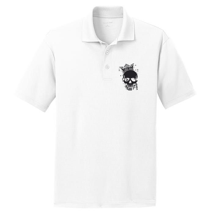 Skull Love You PosiCharge RacerMesh Polo