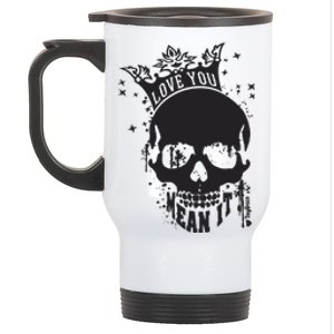 Skull Love You Stainless Steel Travel Mug