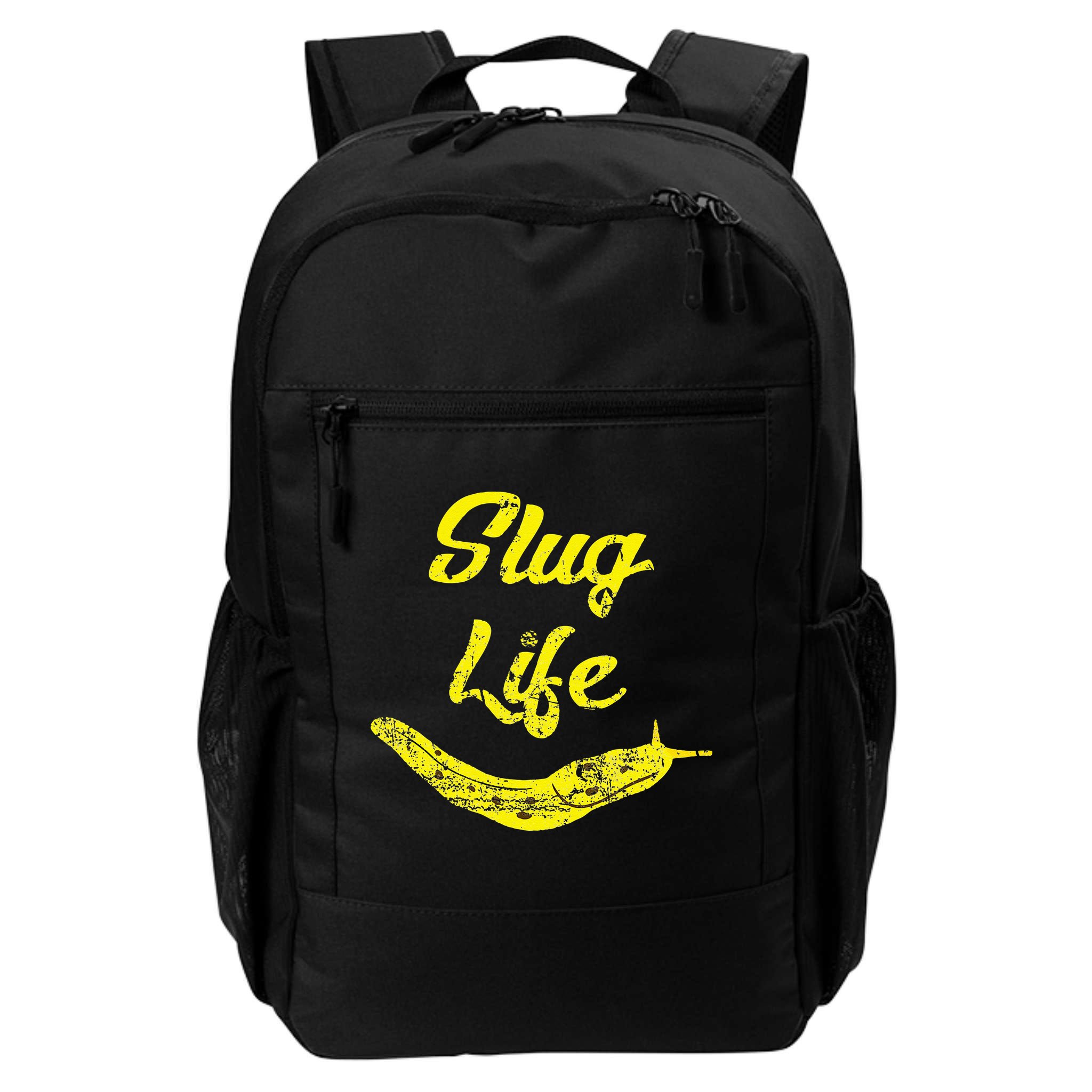Slug Life Yellow Banana Slug Distressed Backpack