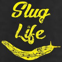 Slug Life Yellow Banana Slug Distressed Beanie